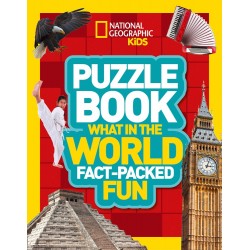 Puzzle Book What in the World: Fact-packed Fun